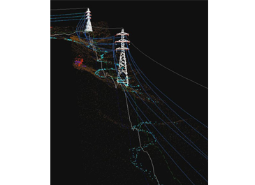 三維掃描應用電力巡檢