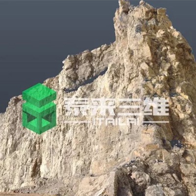 三維測繪破損山體生態修復治理